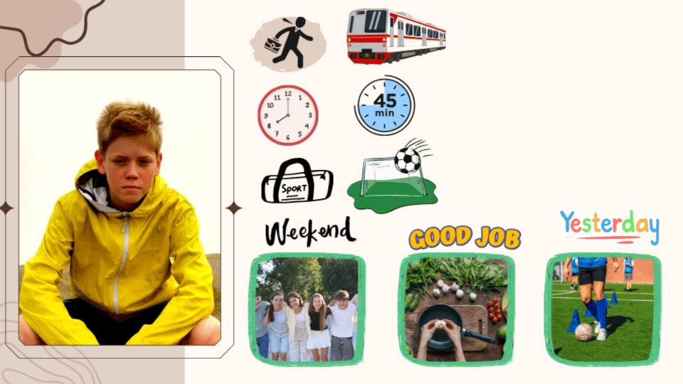 Daniel – daily routine card