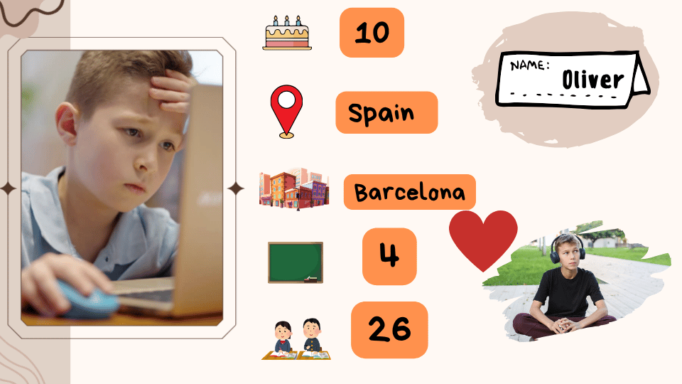 Oliver – profile card