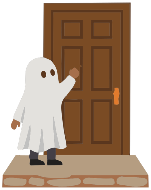 A ghost at the door