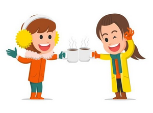 winter activity hot chocolate