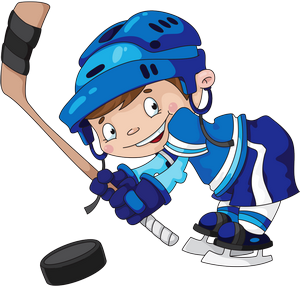 winter activity ice hockey